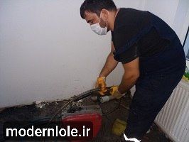 روش باز کردن لوله ها با دستگاه ژنراتور برقی انجام میشود