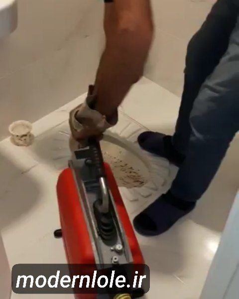 باز کردن لوله با دستگاه ژنراتور برقی