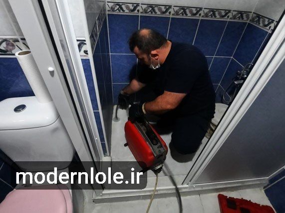 رفع گرفتگی با فنر زنی در شهر قم.